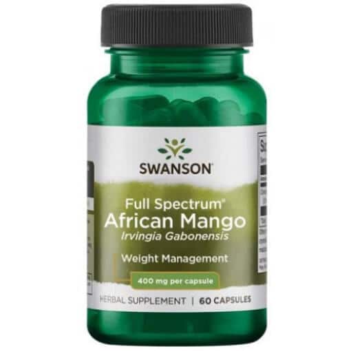 Fuldt spektrum afrikansk mango (Irvingia Gabonensis), 400mg - 60 kapsler