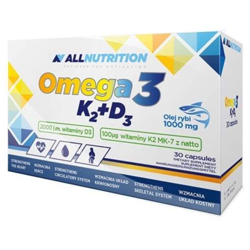 Allnutrition - Omega 3 K2 D3 30 caps