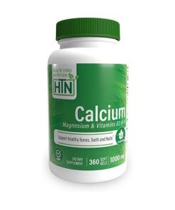Calcium with Magnesium & Vitamins D3 & K - 360 softgels