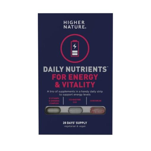 Daily Nutrients for Energy & Vitality - 28 days' supply