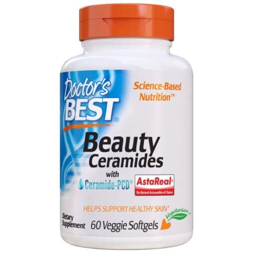 Doctor's Best - Beauty Ceramides with Ceramide-PCD - 60 veggie softgels