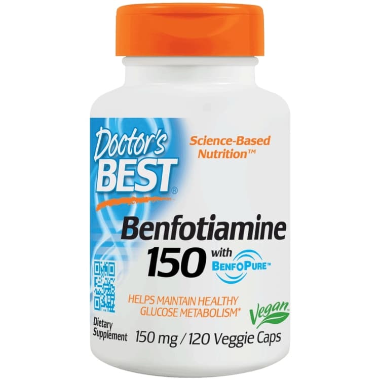 Benfotiamin med BenfoPure, 150 mg - 120 vegetabilske kapsler