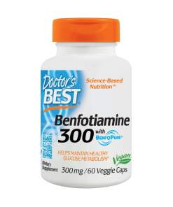 Doctor's Best - Benfotiamine with BenfoPure 300mg - 60 vcaps