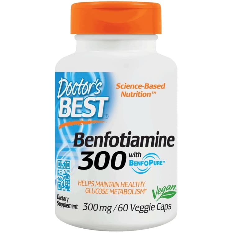 Benfotiamin med BenfoPure, 300 mg - 60 vegetabilske kapsler