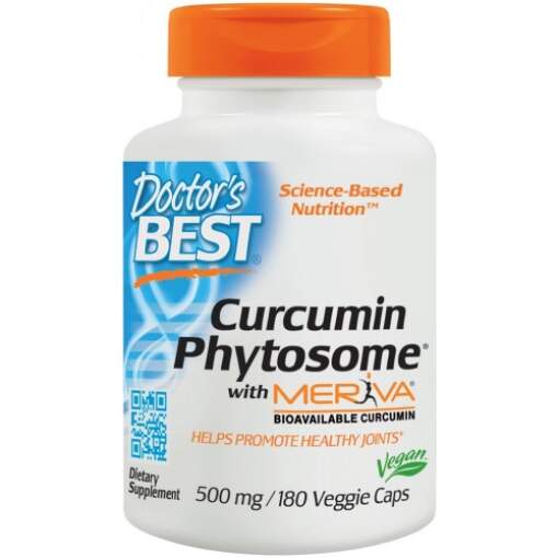 Doctor's Best - Curcumin Phytosome with Meriva 500mg - 180 vcaps
