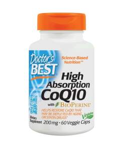 Doctor's Best - High Absorption CoQ10 with BioPerine 200mg - 60 vcaps