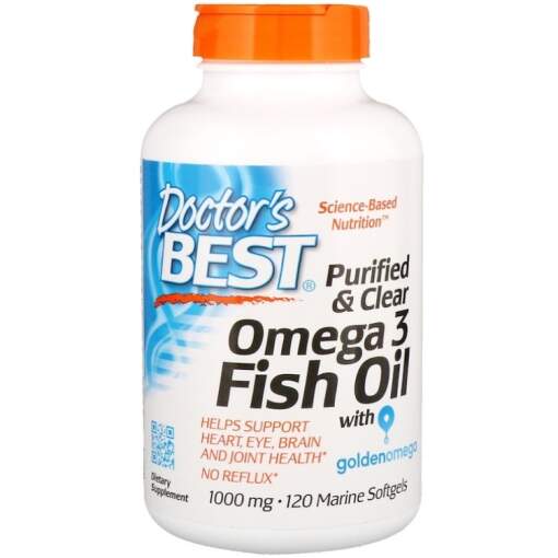 Doctor's Best - Purified & Clear Omega 3 Fish Oil
