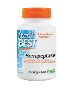 Doctor's Best - Serrapeptase 40 000 SPU - 90 vcaps
