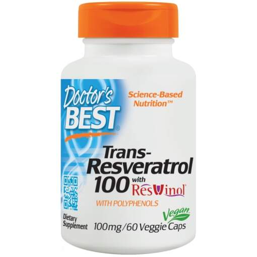 Doctor's Best - Trans-Resveratrol with ResVinol-25