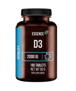 Essence Nutrition - D3 2000 IU - 180 tablets