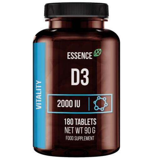 Essence Nutrition - D3 2000 IU - 180 tablets