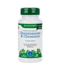 Holland & Barrett - Glucomannan & Chromium 60 caps