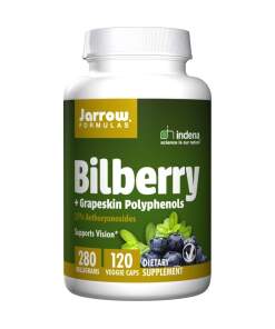 Jarrow Formulas - Bilberry + Grapeskin Polyphenols 120 vcaps