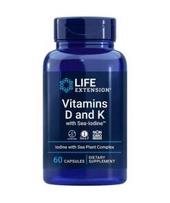 Life Extension - Vitamins D and K with Sea-Iodine 60 caps