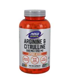 NOW Foods - Arginine & Citrulline 240 vcaps