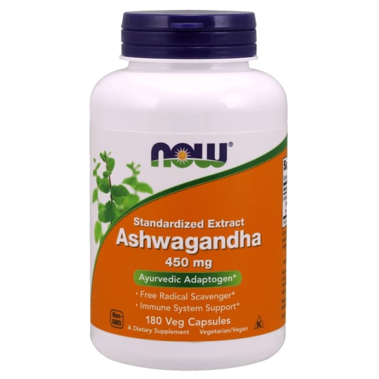 Ashwagandha-ekstrakt, 450 mg - 180 veganske kapsler