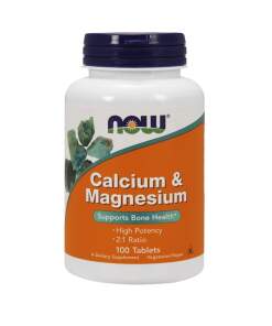 NOW Foods - Calcium & Magnesium 100 tablets