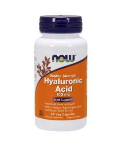 NOW Foods - Hyaluronic Acid 100mg Double Strength - 60 vcaps