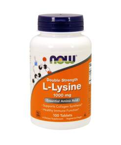 NOW Foods - L-Lysine 1000mg - 100 tablets
