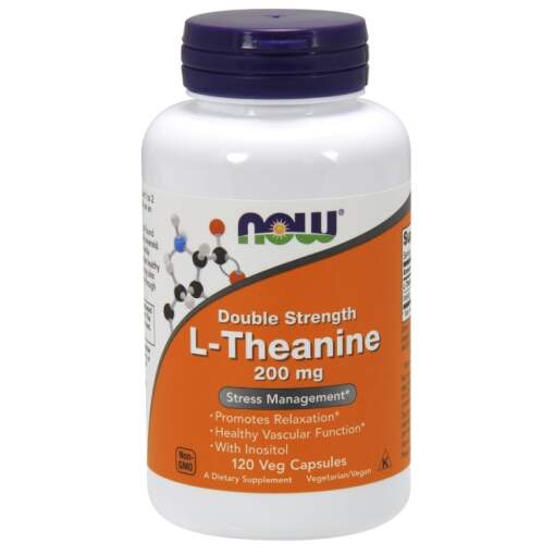 NOW Foods - L-Theanine with Inositl 200mg - 120 vcaps