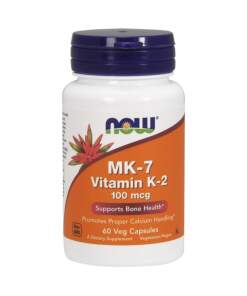 NOW Foods - MK-7 Vitamin K-2 100mcg - 60 vcaps