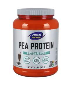 NOW Foods - Pea Protein Dutch Chocolate - 907 grams