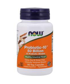 NOW Foods - Probiotic-10 50 Billion - 50 vcaps