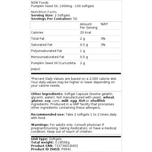 1000mg - 100 softgels