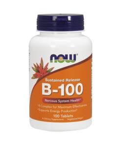 NOW Foods - Vitamin B-100 Sustained Release 100 tablets