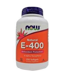 NOW Foods - Vitamin E-400 Natural - 250 softgels