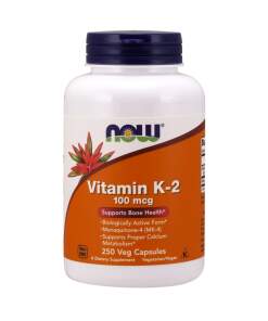 NOW Foods - Vitamin K-2 100mcg - 250 vcaps