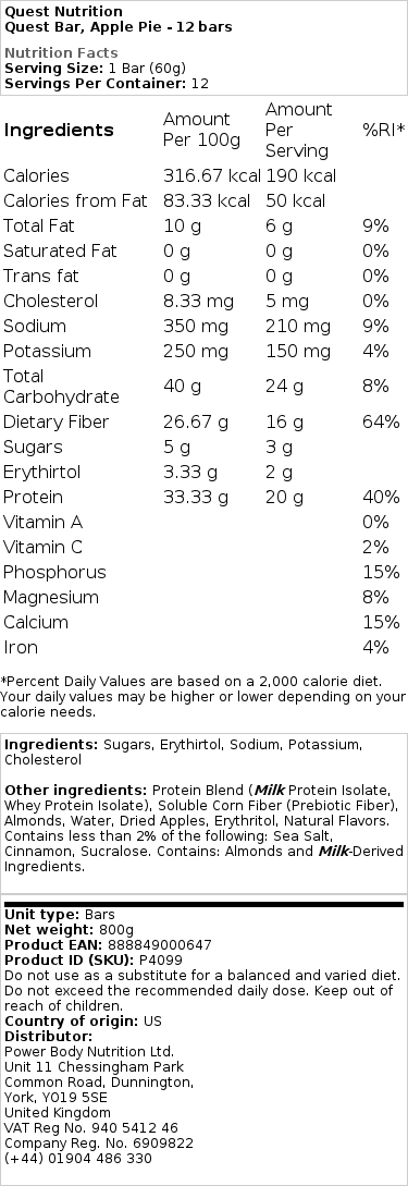 Quest Bar, Peanut Butter Supreme - 12 barer