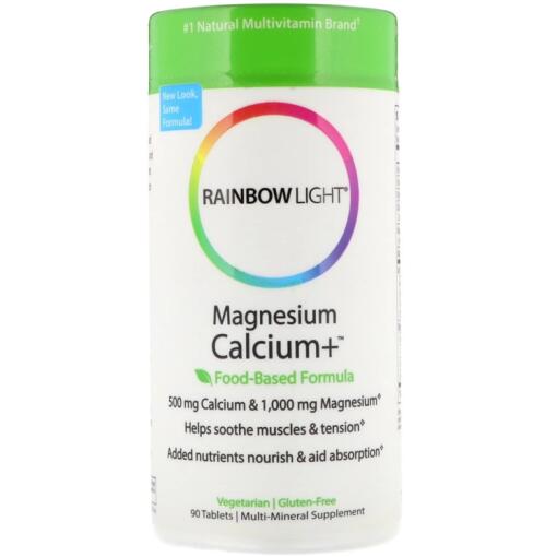 Rainbow Light - Magnesium Calcium - 90 tablets