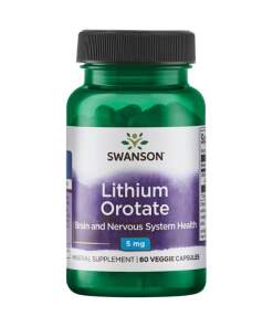 Swanson - Lithium Orotate 60 vcaps