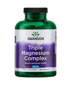 Swanson - Triple Magnesium Complex 400mg - 300 caps