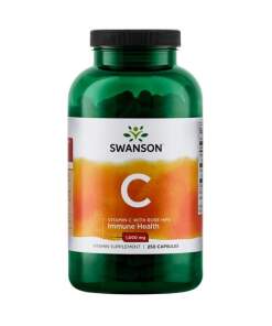 Swanson - Vitamin C with Rose Hips Extract 1000mg - 250 caps