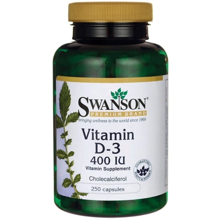 Vitamin D3, 400 IE - 250 kapsler