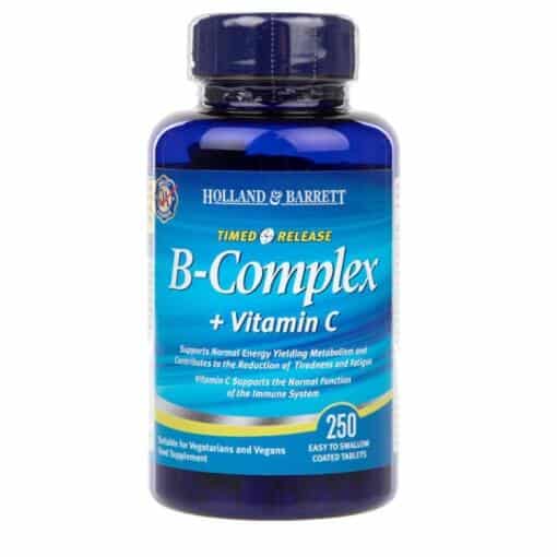 Vitamin B Complex plus Vitamin C Timed Release - 250 tablets
