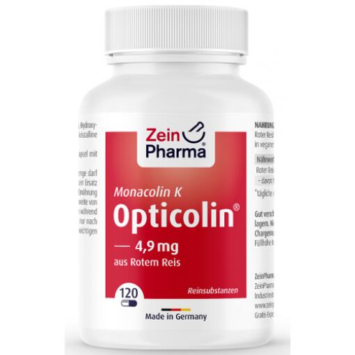 Zein Pharma - Monacolin K Opticolin - 120 caps