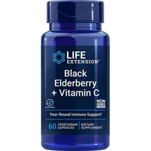 Black Elderberry + Vitamin C - 60 vcaps