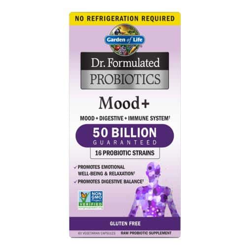 Dr. Formuleret Probiotika Mood+ Holdbar 60 kapsler