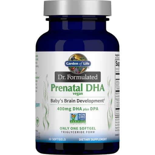 Dr. Formuleret prænatal DHA Vegan 30 Softgels