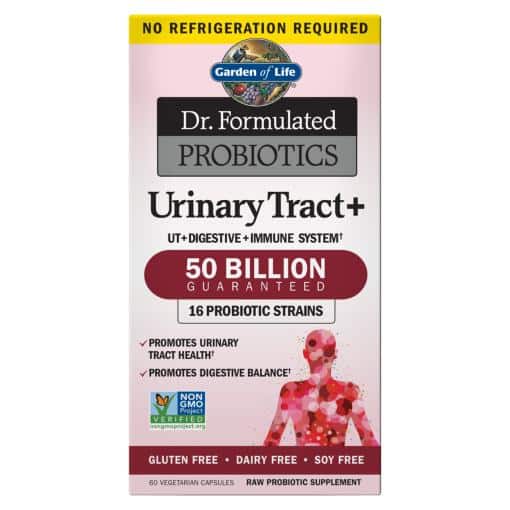 Dr. Formuleret probiotika urinveje+ Holdbar 60 kapsler