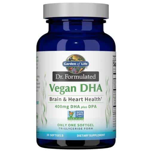 Dr. Formuleret vegansk DHA 30ct softgels