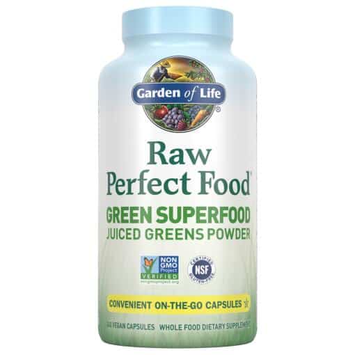 Raw Perfect Food Grøn Superfood 240 kapsler