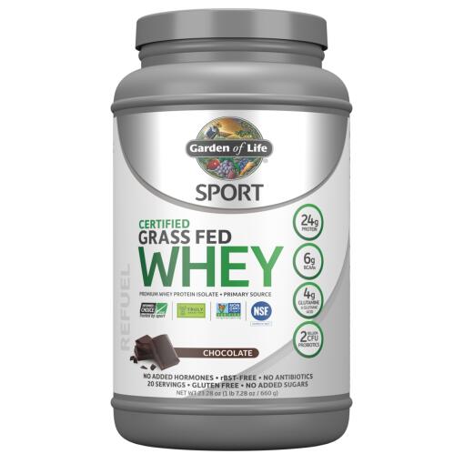 SPORT Certified Grass Fed Whey Chocolate 23