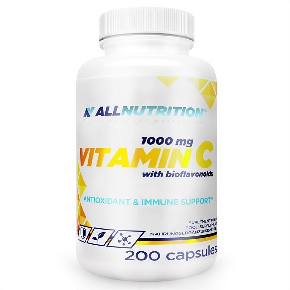 C-vitamin med bioflavonoider, 1000 mg - 200 kapsler