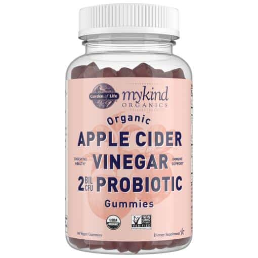 mykind Organics Æblecidereddike Probiotic 60 Gummies