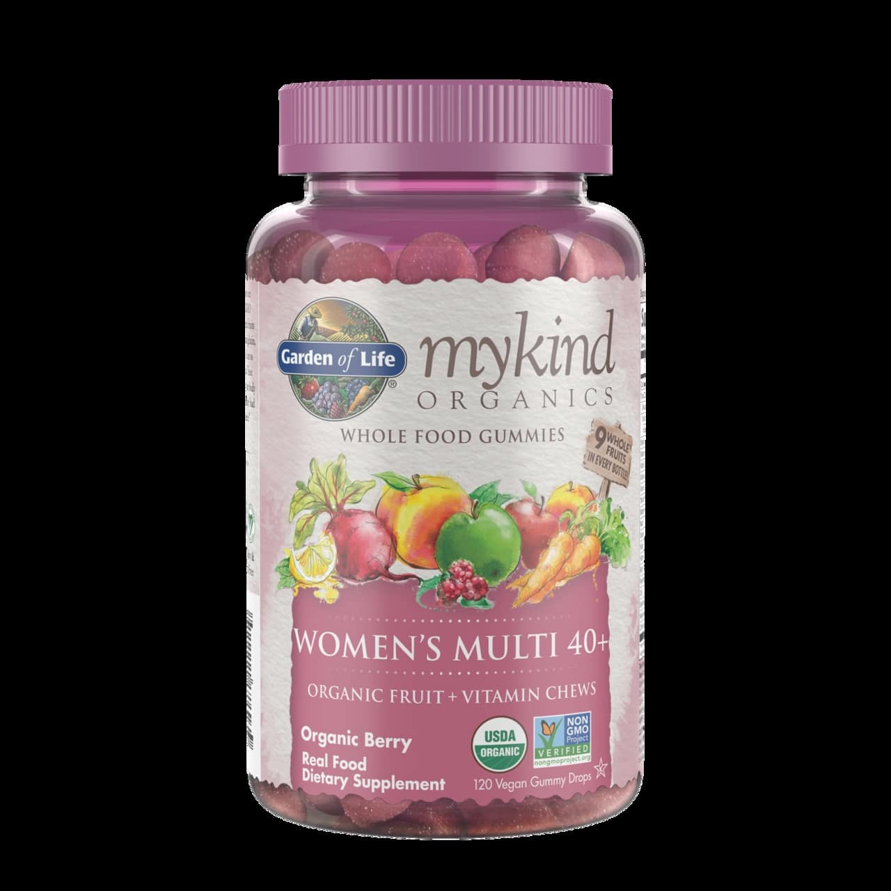 mykind Organics Kvinder 40+ Multi Berry 120 Gummies
