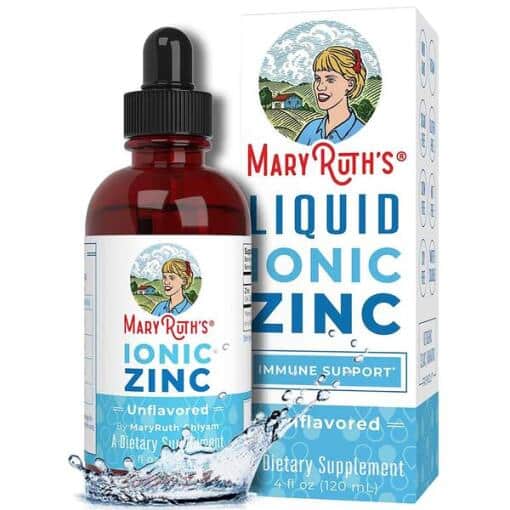 Organic Ionic Zinc Liquid Drops - 120 ml.